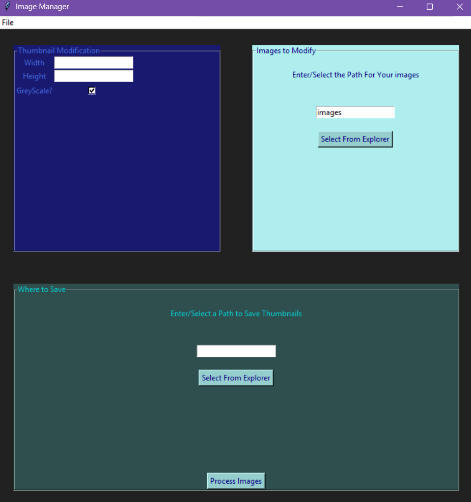 Image Manipulation Tool screenshot