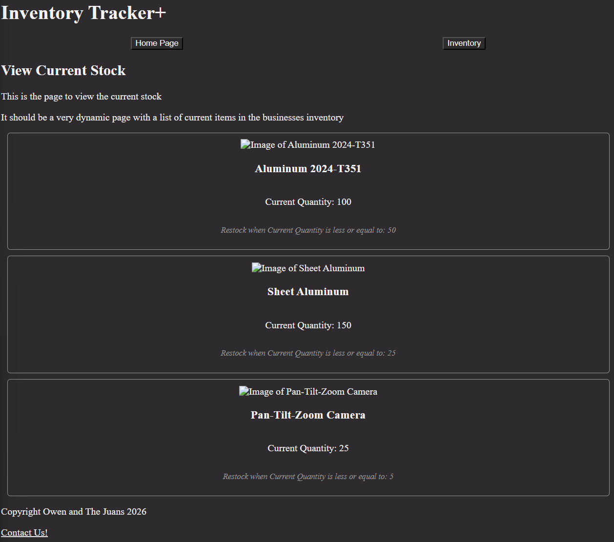 Inventory Tracker+ screenshot